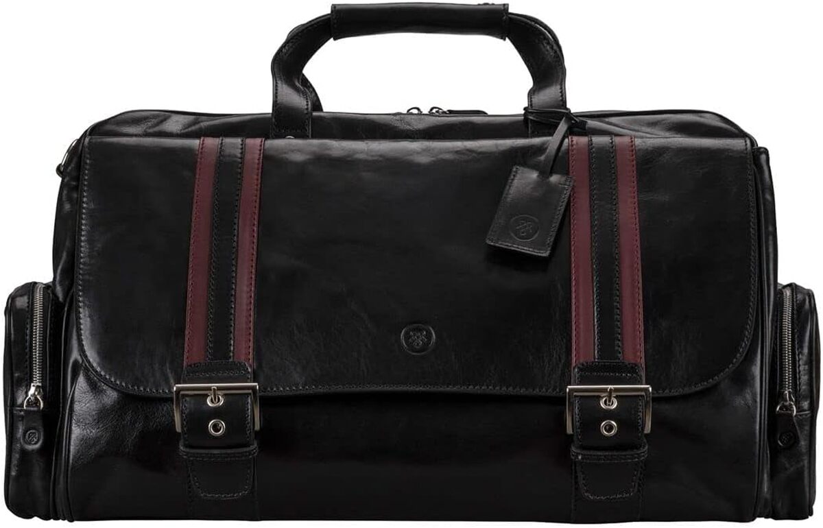 Test du sac de voyage Maxwell Scott DinoM noir en cuir italien