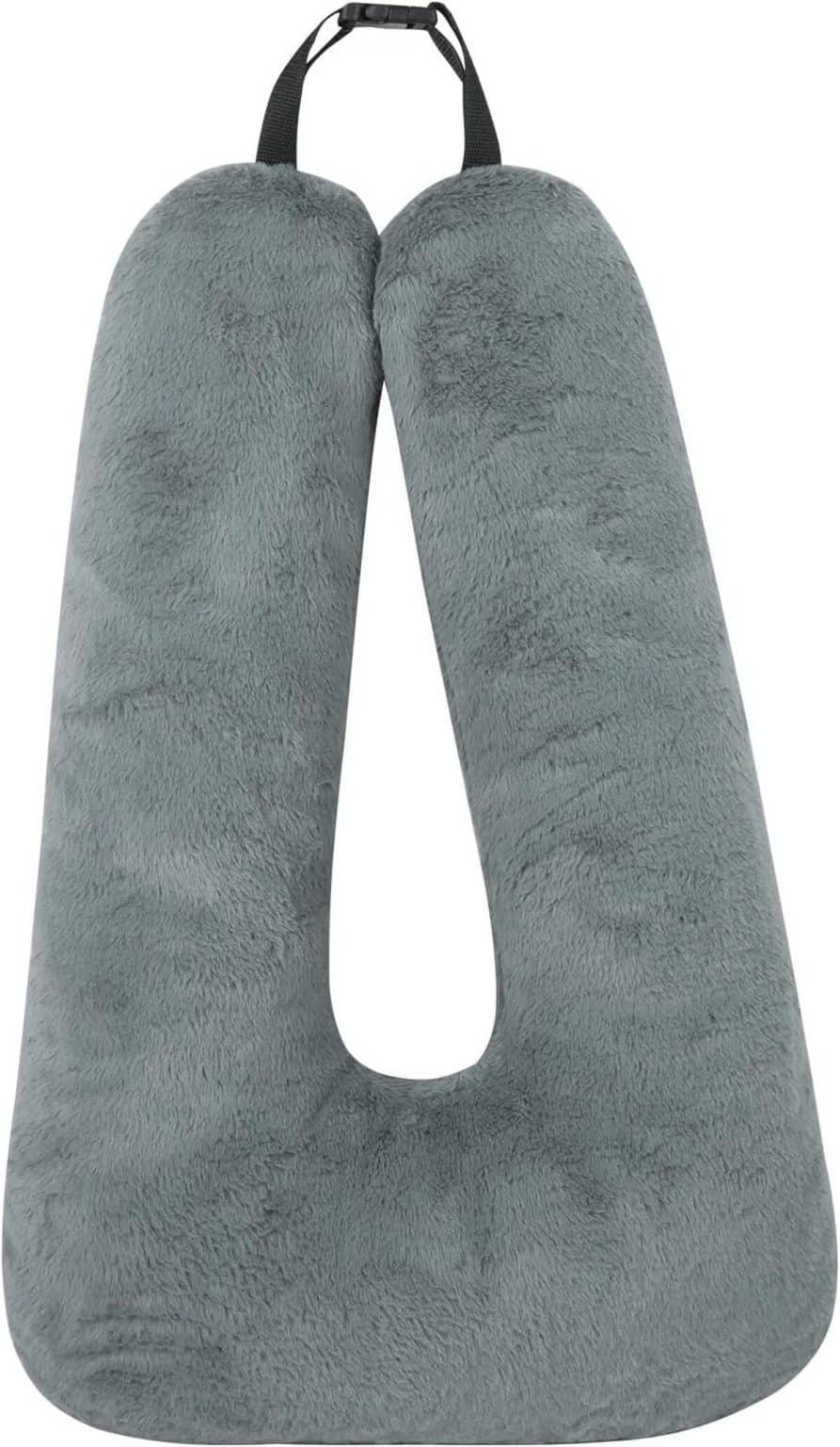 Oreiller De Voyage Extra-doux En Microbilles - Petit Coussin Portable Pour Cou, Tête, Avion, Voiture, Canapé