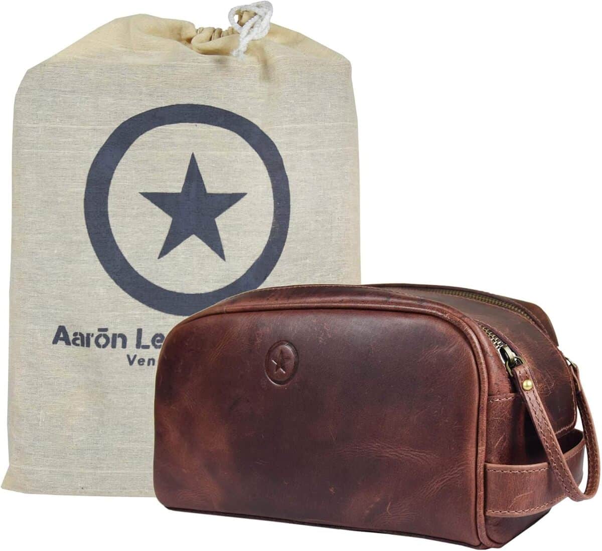 Test : pochette de voyage Aaron Leather Goods en cuir premium