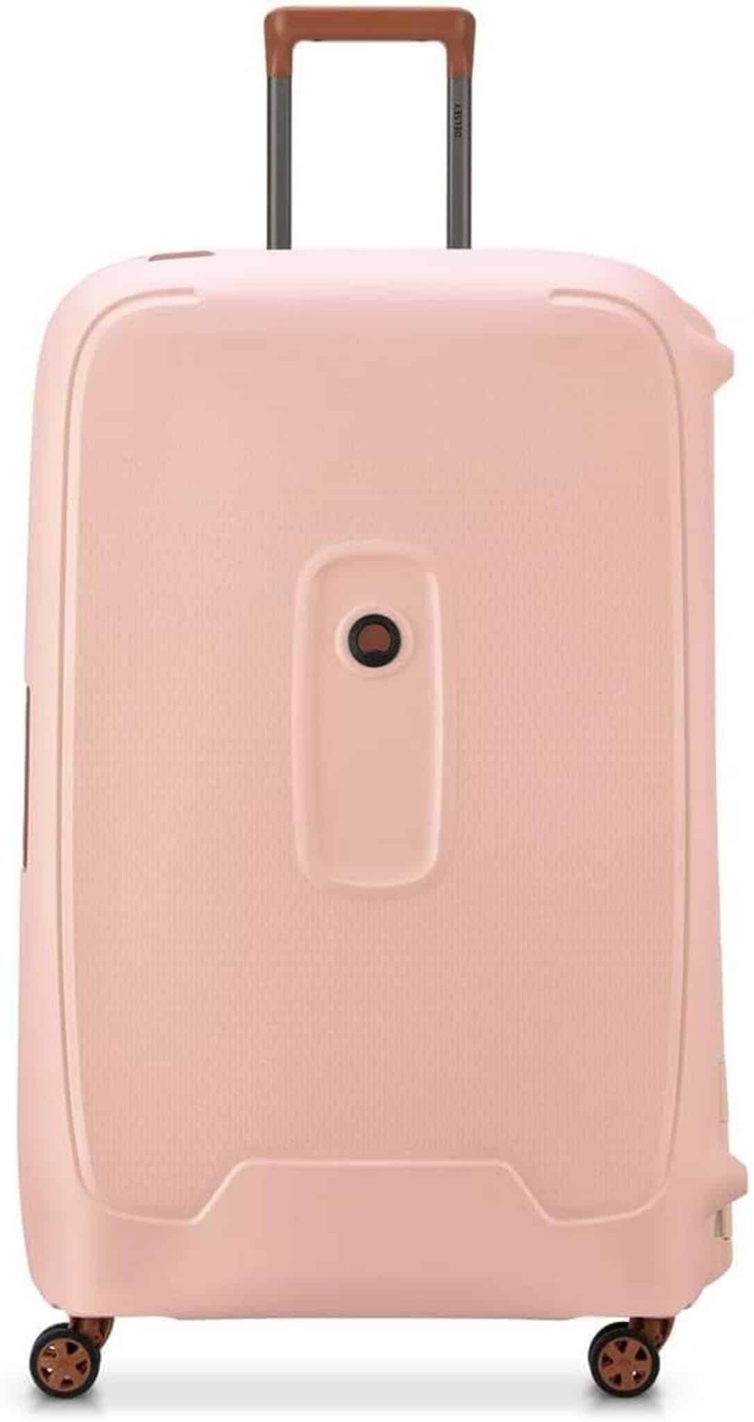 Test de la valise grande taille Delsey Paris Moncey rose