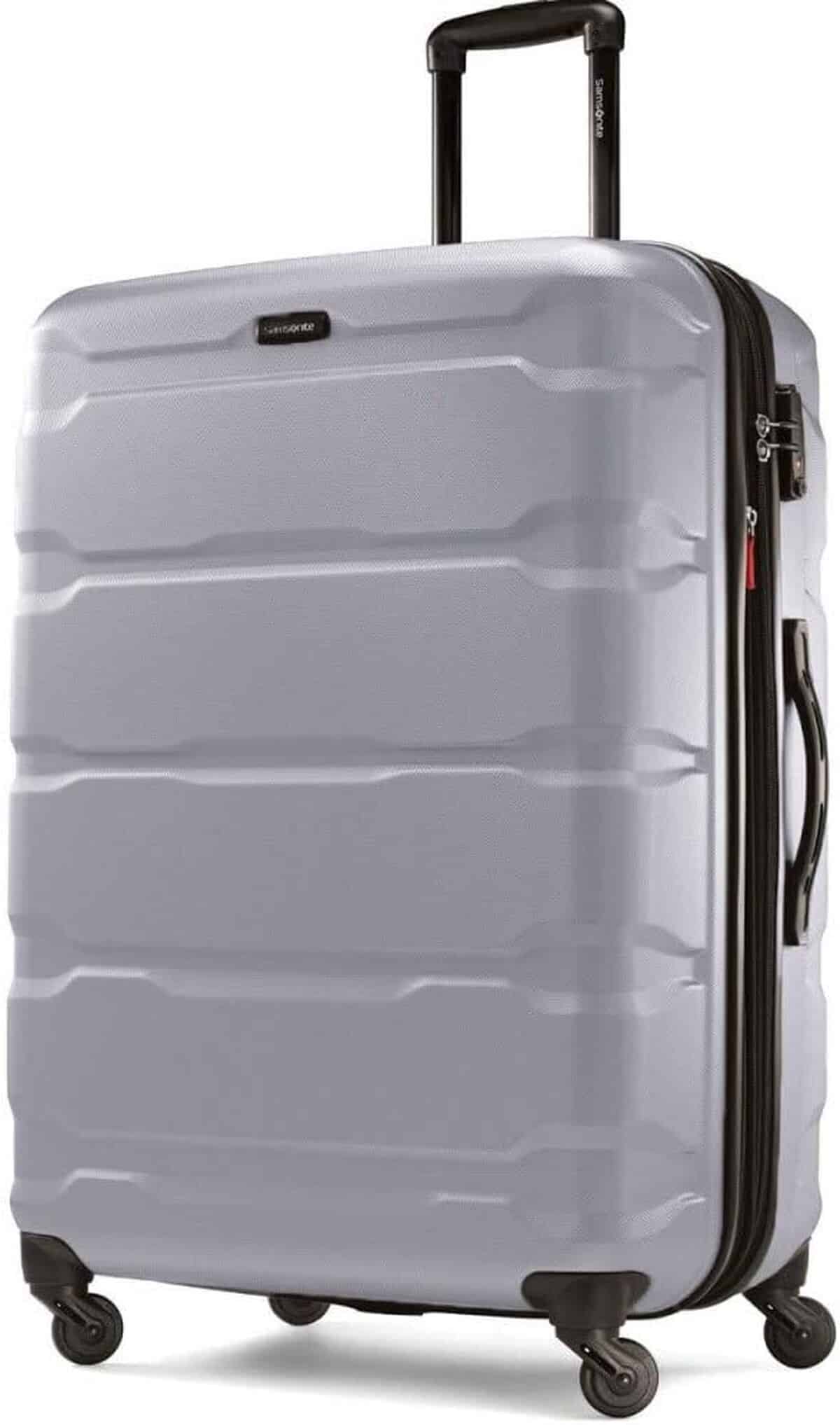 Test de la valise Samsonite Omni extensible - Platine grise