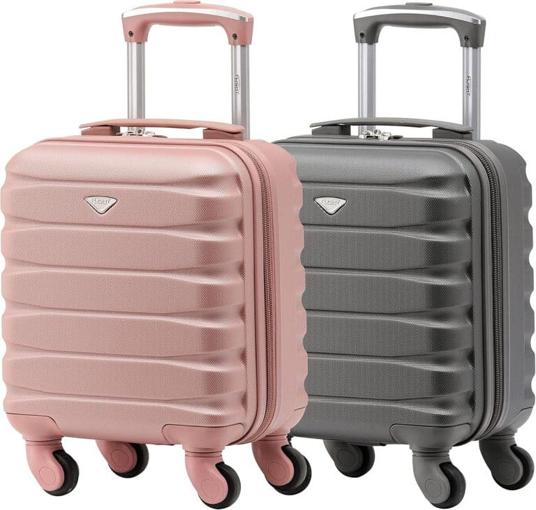 ENSEMBLE DE VALISES coque dure 8 roues voyage chariot cabine légère élégante EUR 31,12 - FR