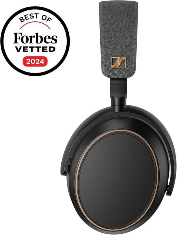 Sennheiser MOMENTUM 4 Wireless Special Edition, Bluetooth pour des appels d'une clarté cristalline avec suppression adaptative du bruit, autonomie de 60 h, Noir/ Cuivre