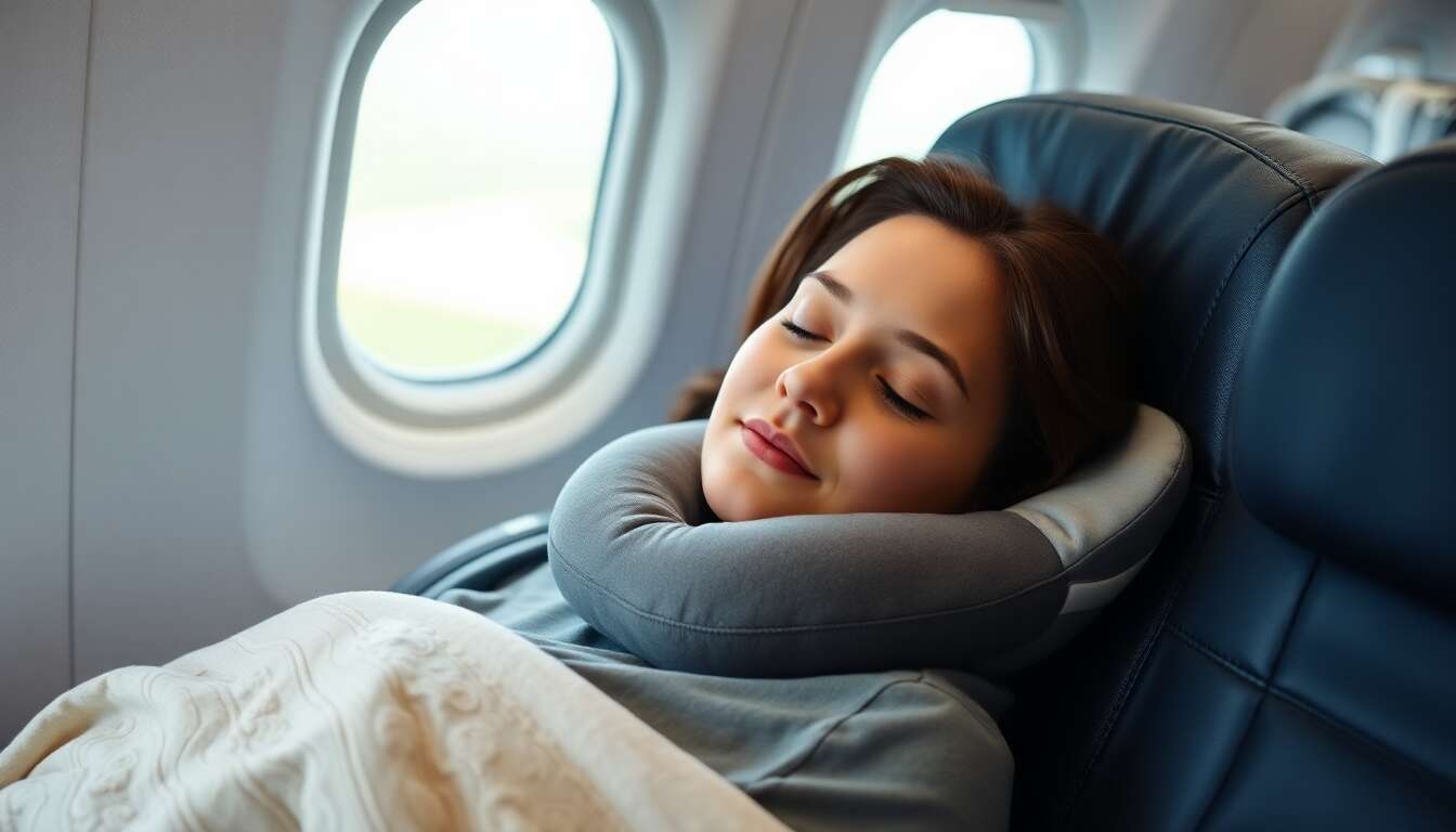 Meilleures positions pour bien dormir lors d'un vol