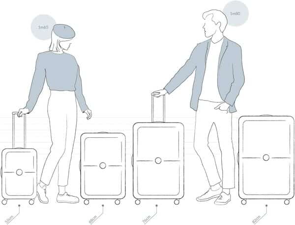 DELSEY PARIS - Chatelet AIR - Valise Grande Taille Rigide - 82x55x34 cm - 135 litres - XL - Angora