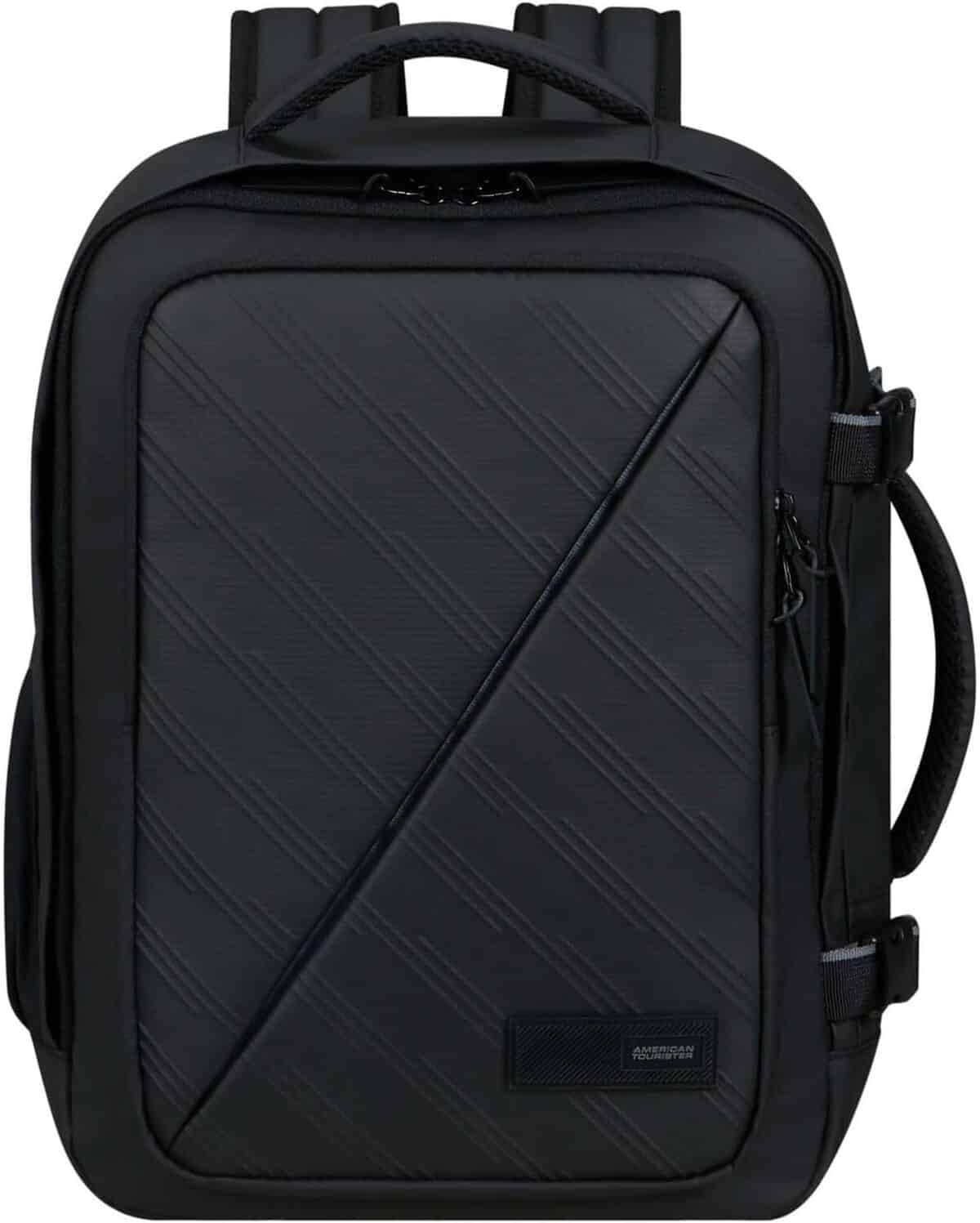 American Tourister Take2Cabin Backpack S Underseater Wheels Harbor Blue | Lommers Lederwaren