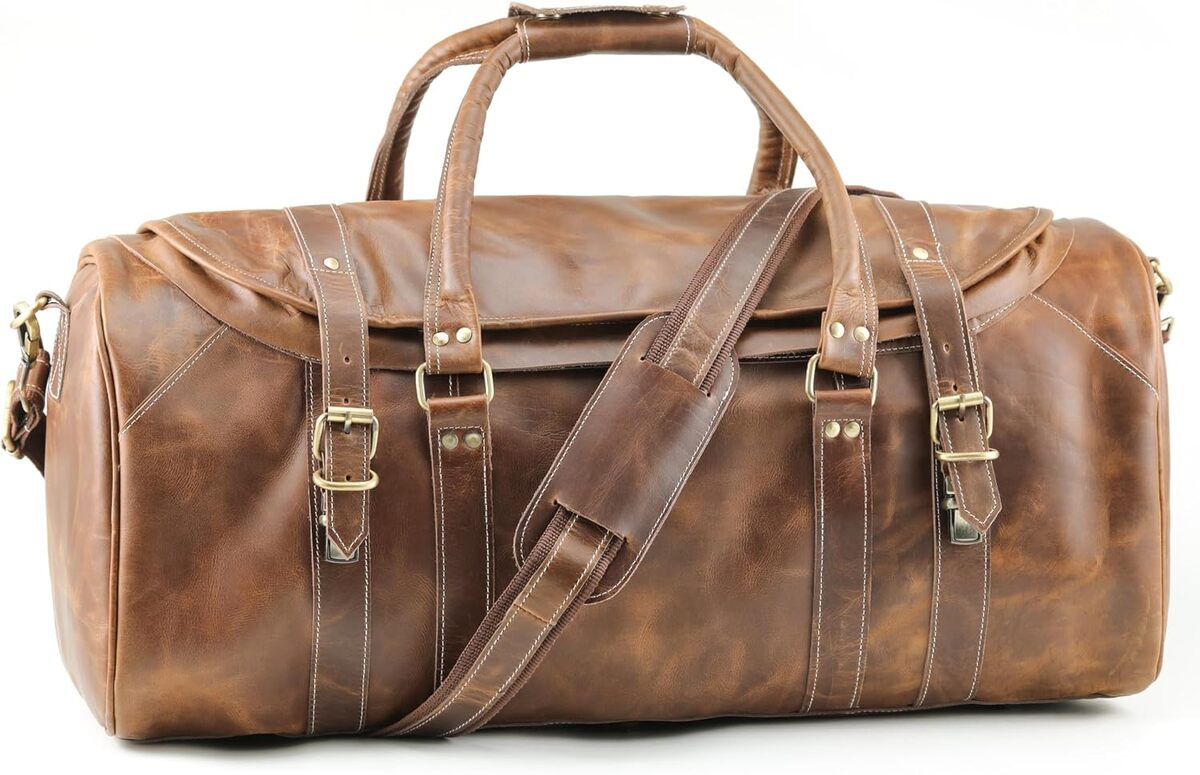 Test du sac de voyage "The Maunder" en cuir par Handmade World