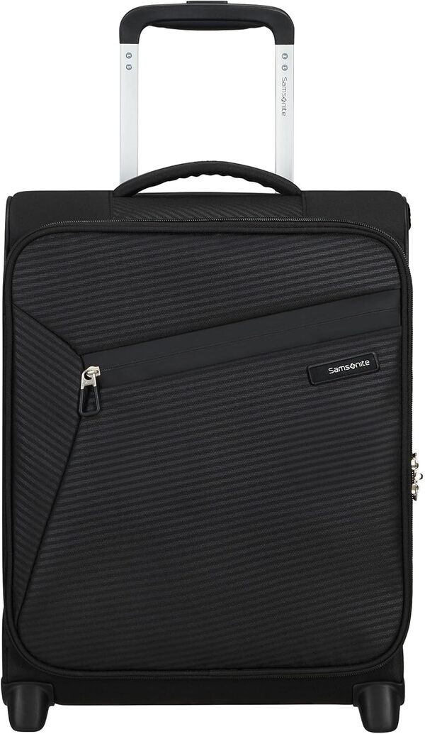 Samsonite Litebeam - EasyJet Upright S, 35 x 20 x 45 cm, 26 L, 1,60 kg, bagages à main, sous-vendeur de l'avion, noir (noir)