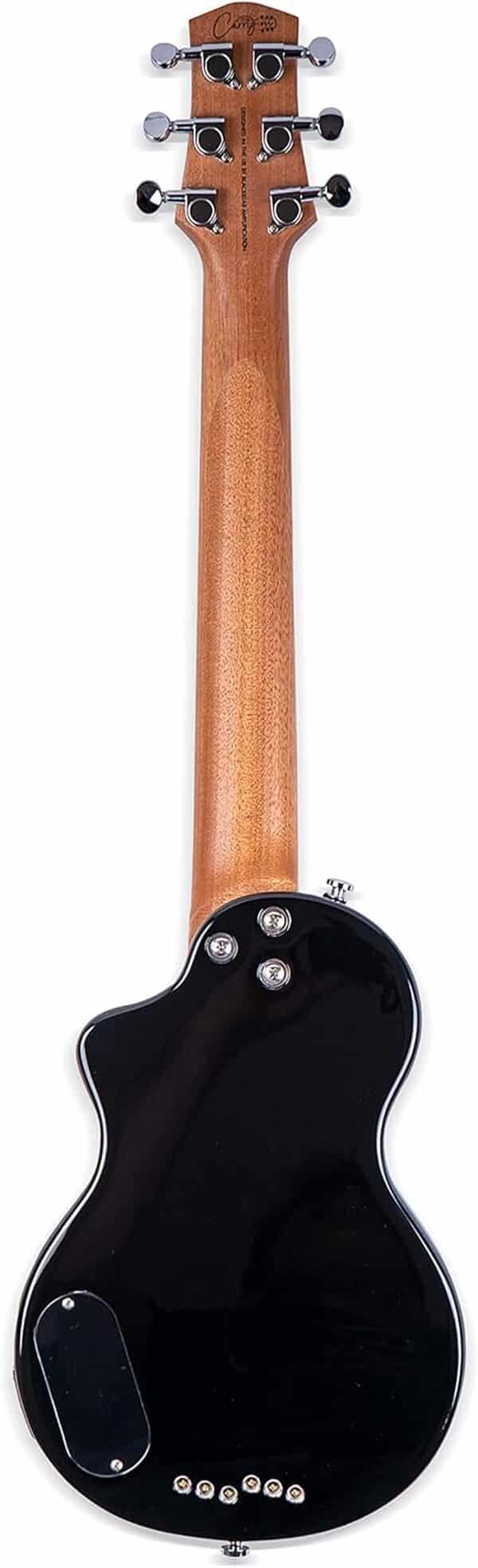 BLACKSTAR BA226016 Carry-on Mini Jet Black Electric Guitar - Parfait pour les enfants et les adultes, les débutants et les voyages