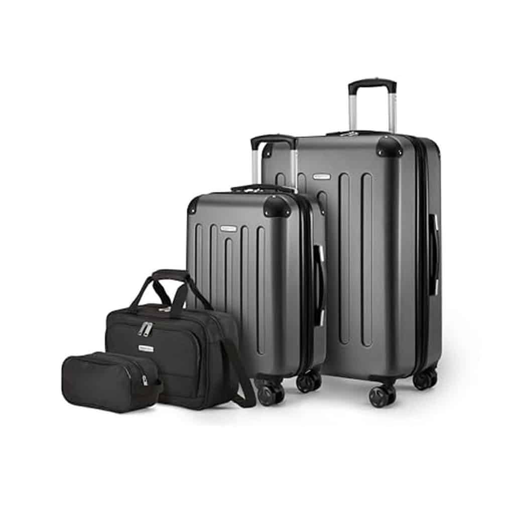 Test : set de bagages rigides Amazon Basics, 4 pièces, extensible et pratique
