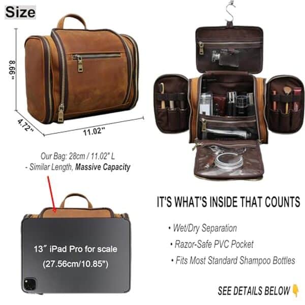 Découvrez notre test de la trousse de toilette eurynome en cuir : un accessoire pratique et stylé pour tous les hommes modernes en quête de qualité et d'élégance