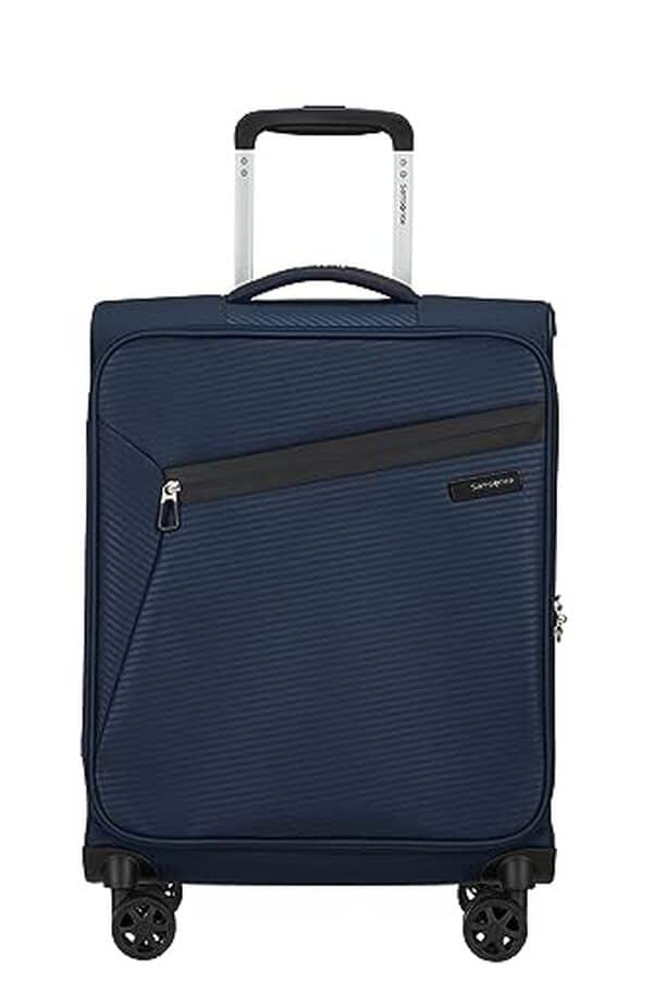 Découvrez l'efficacité du Samsonite Litebeam : un bagage cabine de 55 cm et 39 L, idéal pour vos voyages avec style et légèreté