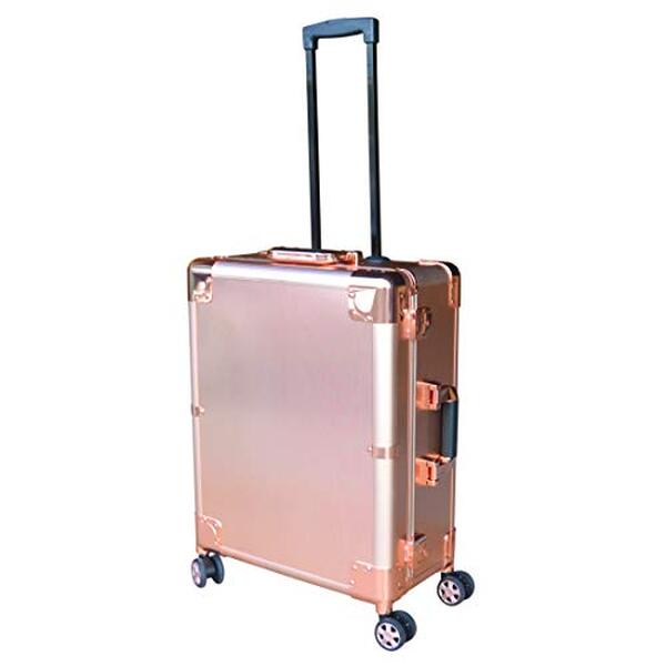 Découvrez le trolley beauté polironeshop Star avec miroirs intégrés et éclairage LED. Idéal pour les professionnels, ce modèle pratique en coloris or allie design et performance pour sublimer votre routine beauté.