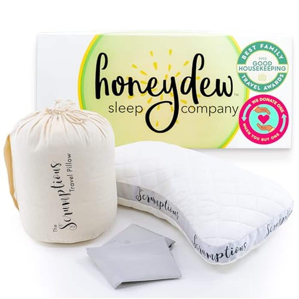 Test de l'oreiller de voyage Honeydew Scrumptious : confort et fraîcheur