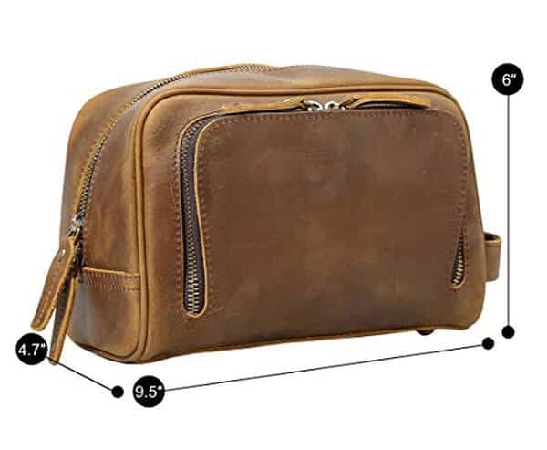 Découvrez notre test complet de la trousse de toilette Polare en cuir pleine fleur modèle medium : design élégant, robustesse et fonctionnalités réunis pour vos voyages