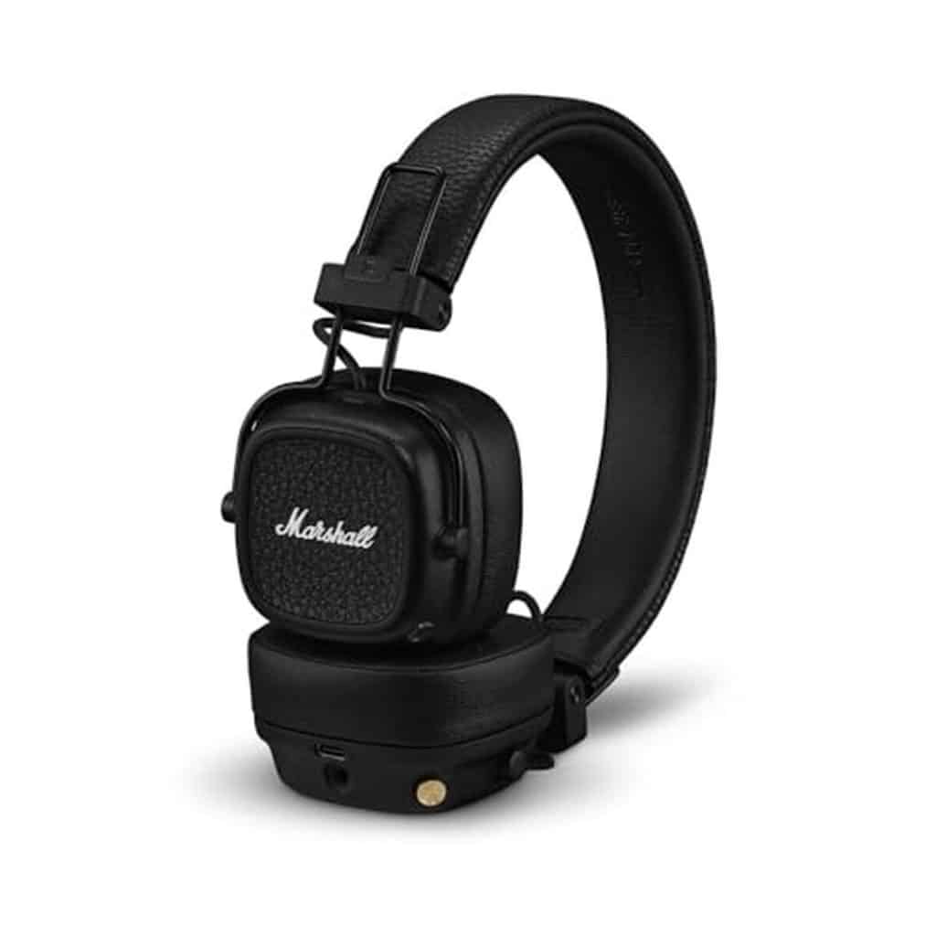 Test : marshall Major V, casque bluetooth 100h noir