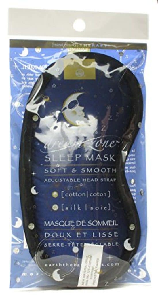 Test masque de sommeil Earth Therapeutics : confort coton-soie
