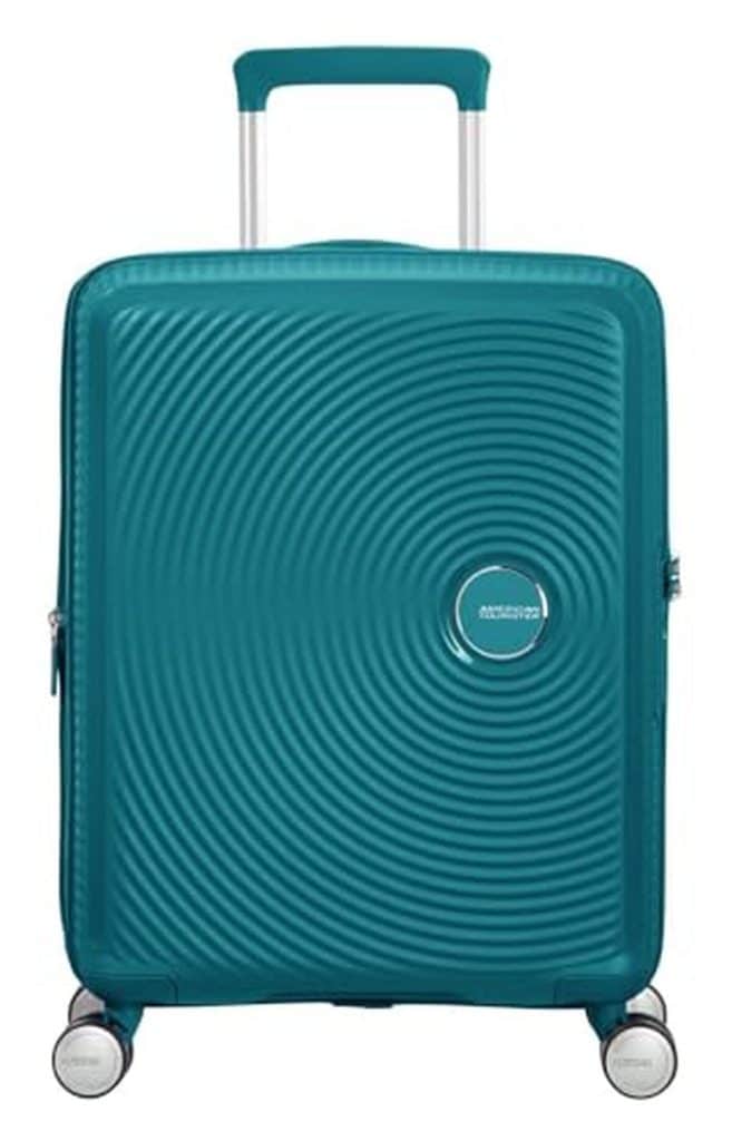 Test : valise spinner American Tourister Soundbox vert jade 55 cm