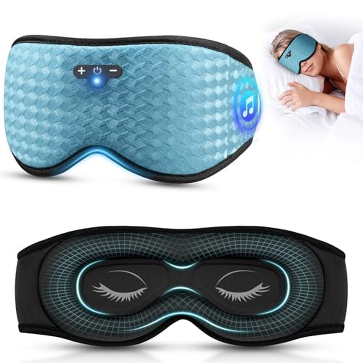 Test du masque de sommeil 3D Bluetooth : confort et son stéréo
