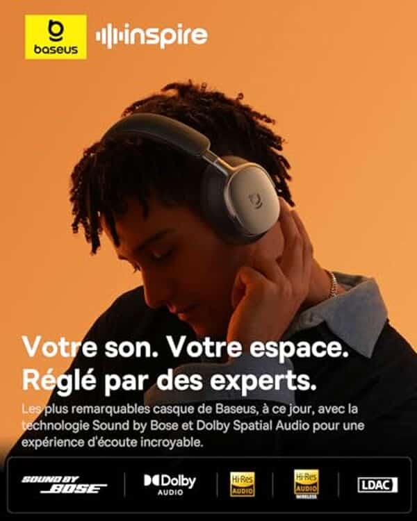 Découvrez notre test complet du casque Bluetooth Baseus Inspire XH1 : qualité audio, réduction de bruit et autonomie. Avis détaillé et performances. 