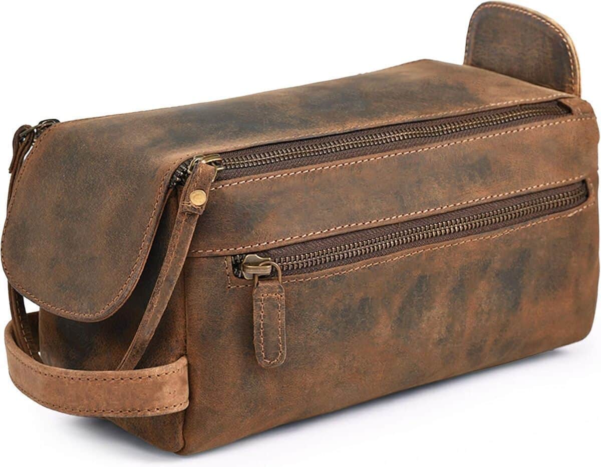 Test de la trousse de toilette Dhampooh Leather Village en cuir véritable