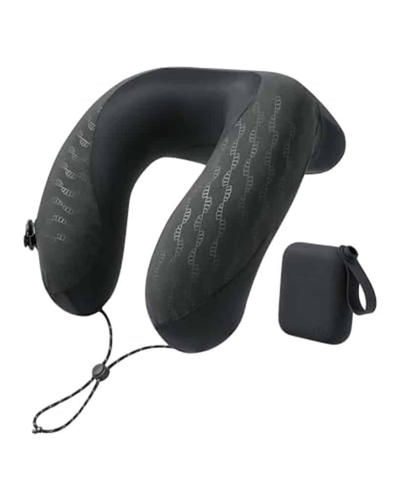 Test du coussin de voyage Beneunder : confort 360° gonflable