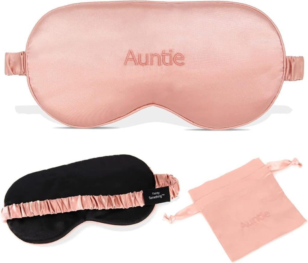 Test : masque de sommeil en satin ultra doux et bloquant la lumière
