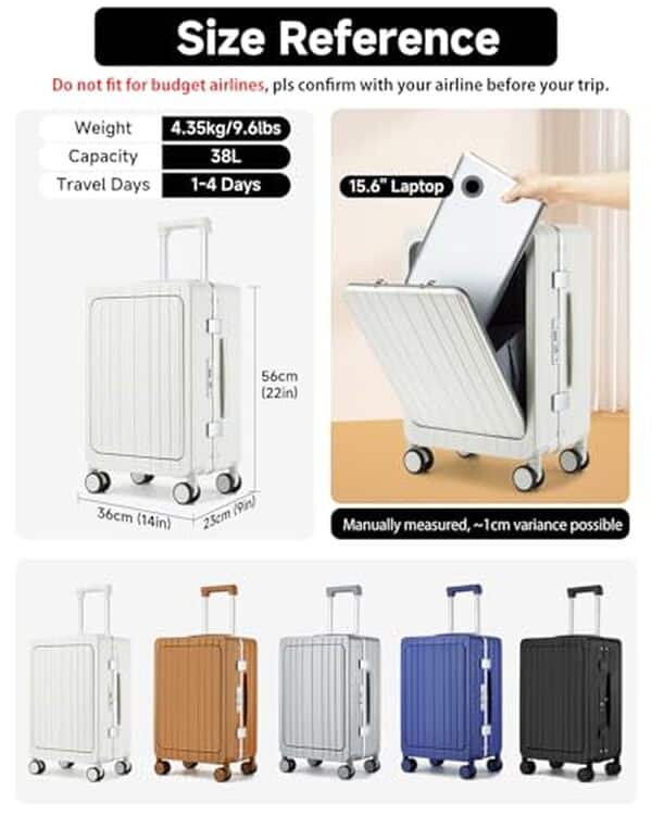 Découvrez la valise Sea Choice : légère, pratique et sécurisée avec serrure TSA et recharge USB. Parfait pour vos voyages en toute confiance et commodité. 