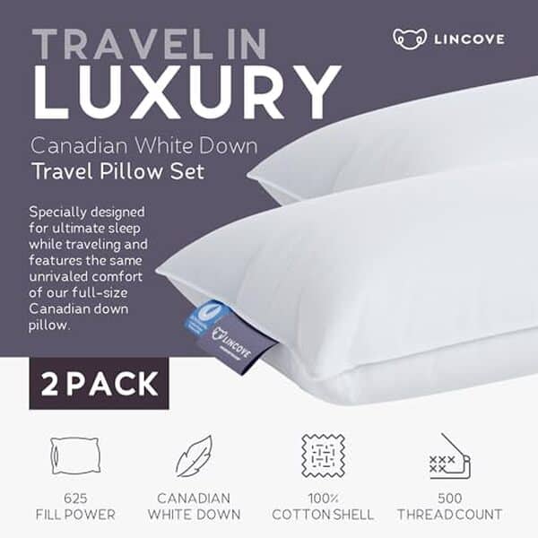 Découvrez notre test complet des oreillers de voyage Lincove en plumes et duvet : confort, portabilité et rapport qualité-prix pour vos déplacements. 