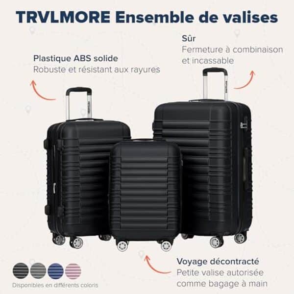 Découvrez notre test détaillé du set de valises rigides TRVLMORE : polyvalence, durabilité et performance pour vos voyages en toute confiance. 