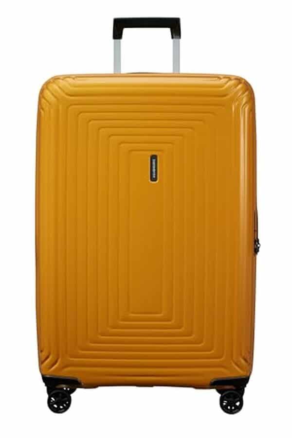 Découvrez notre test détaillé de la valise Samsonite Neopulse 75 cm jaune rayonnant : design, robustesse et praticité pour vos voyages.
