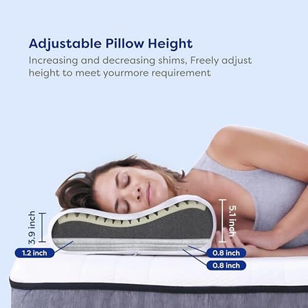 Découvrez notre test détaillé de l'oreiller Ecosa en mousse à mémoire réglable : confort, qualité et performances pour un sommeil optimal.