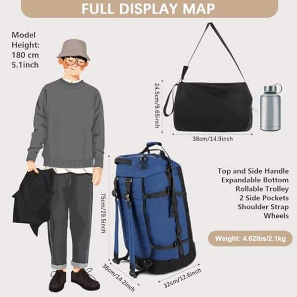 Découvrez notre test détaillé du sac de voyage pliable 86L Vomgomfom. Imperméabilité, roulettes performantes et capacité XXL : tous les détails pour bien choisir votre bagage. 