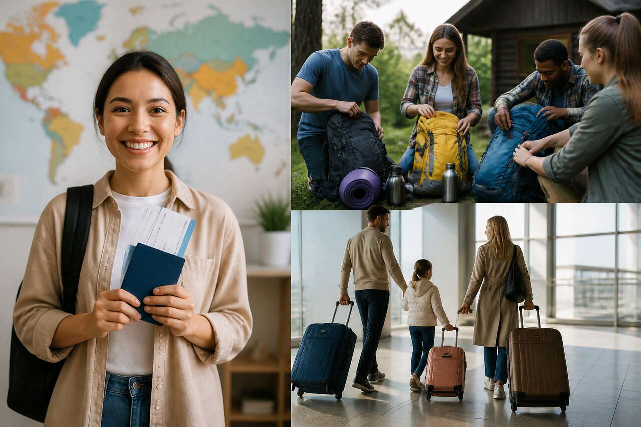 Cas pratiques: billets d&rsquo;avion, voyage en groupe, tour du monde, voyage familial