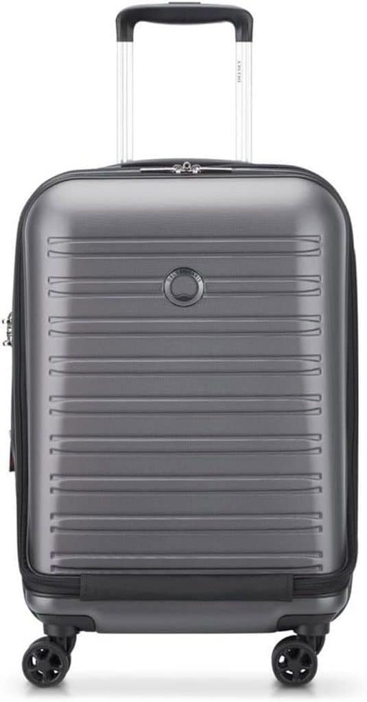 Test de la valise cabine rigide Delsey Paris Segur 2.0 55 cm 41 L gris