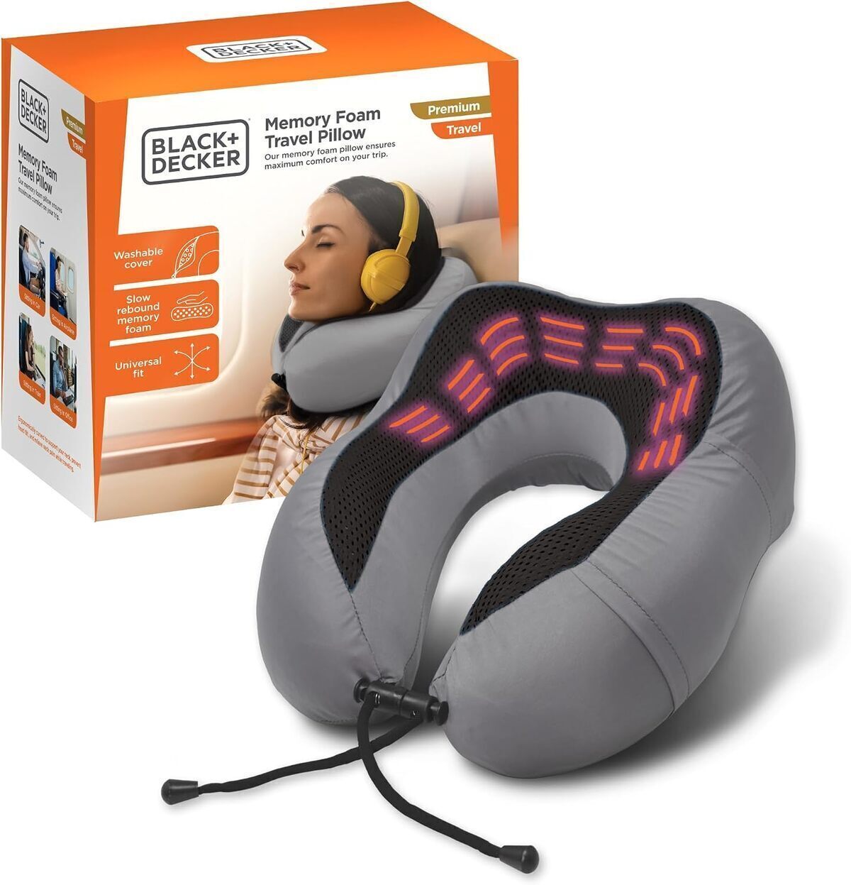 Test de l'oreiller cervical gel BLACK+DECKER : confort et soutien ergonomiques