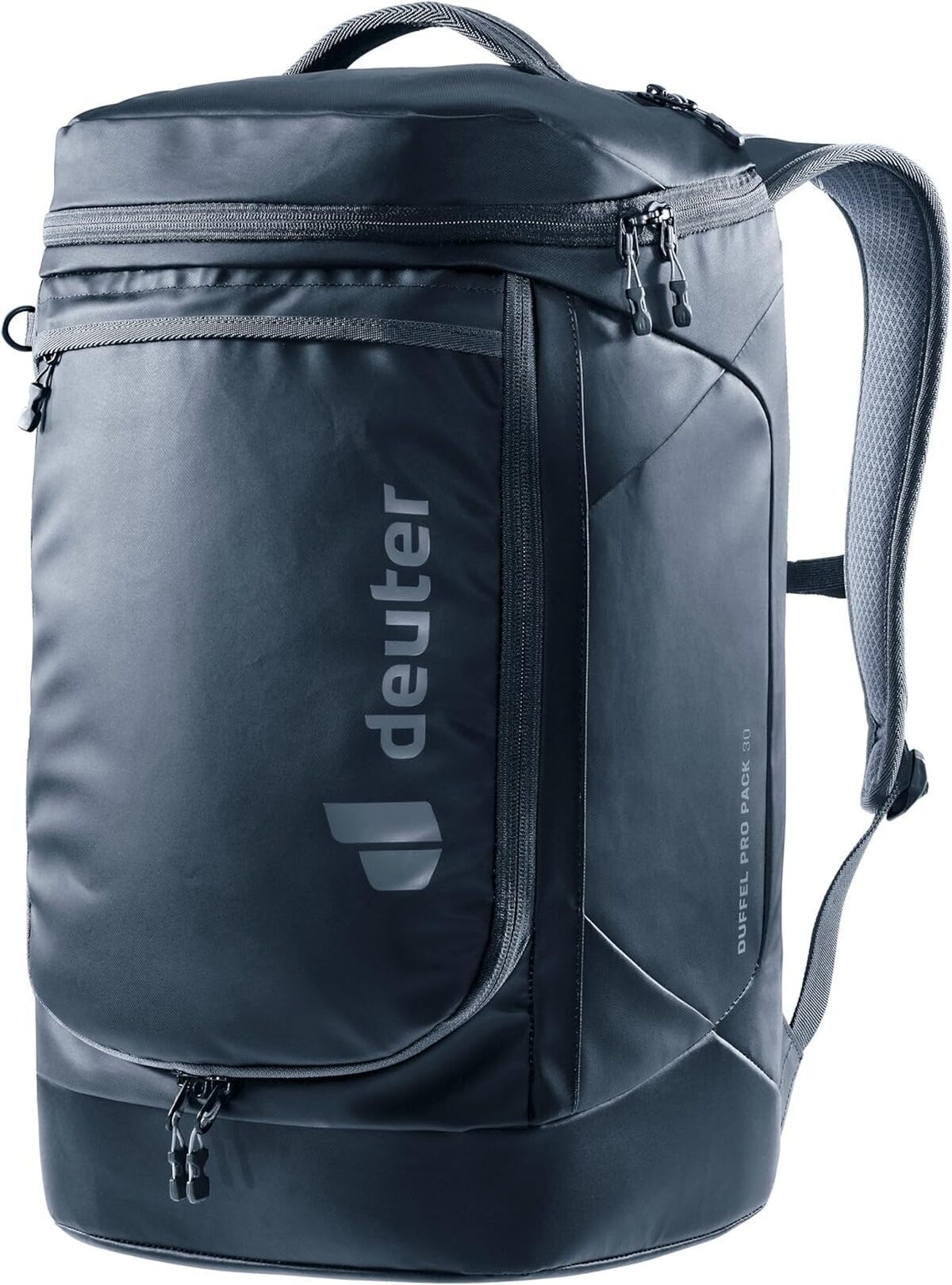 Test du sac à dos de voyage Deuter Duffel pro pack 30 : espace ordinateur et élégance noire