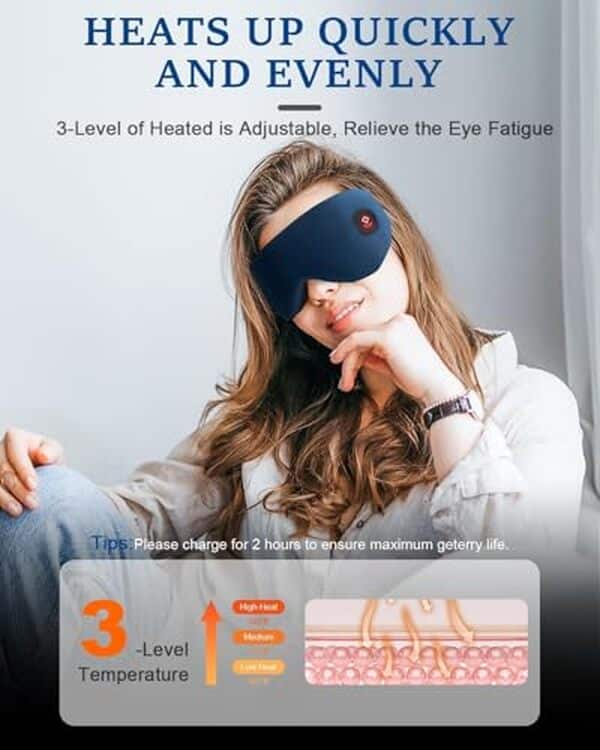 Découvrez notre test détaillé du masque chauffant sans fil pour soulager les yeux secs : efficacité, fonctionnalités et avis utilisateurs.