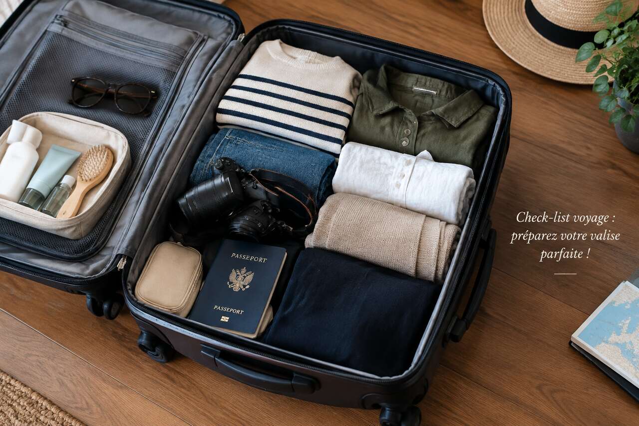 Check-list voyage : préparez votre valise parfaite !