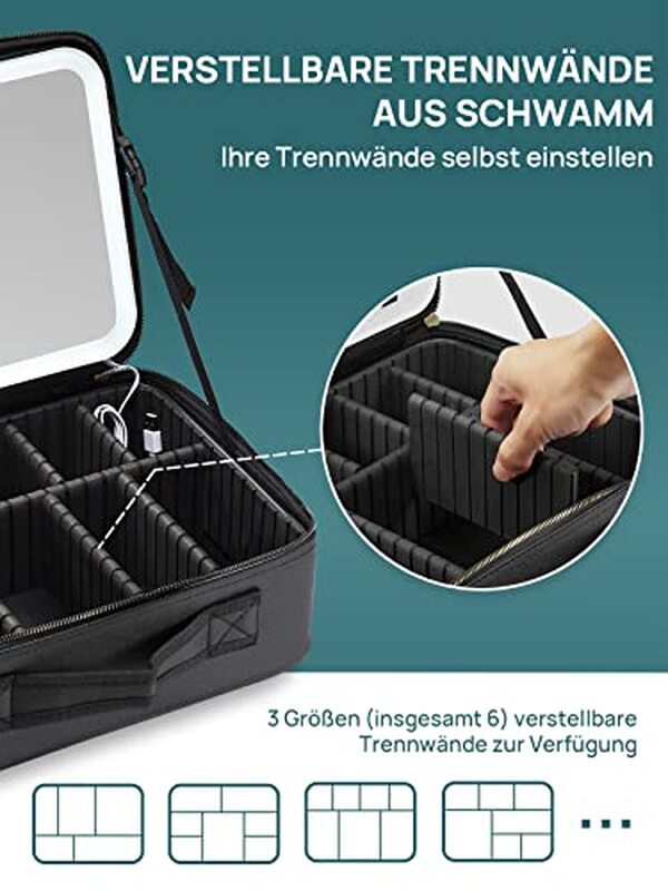 Découvrez notre test complet de la trousse de maquillage OMIRO noire avec miroir LED : caractéristiques, avantages et avis détaillé du modèle large.