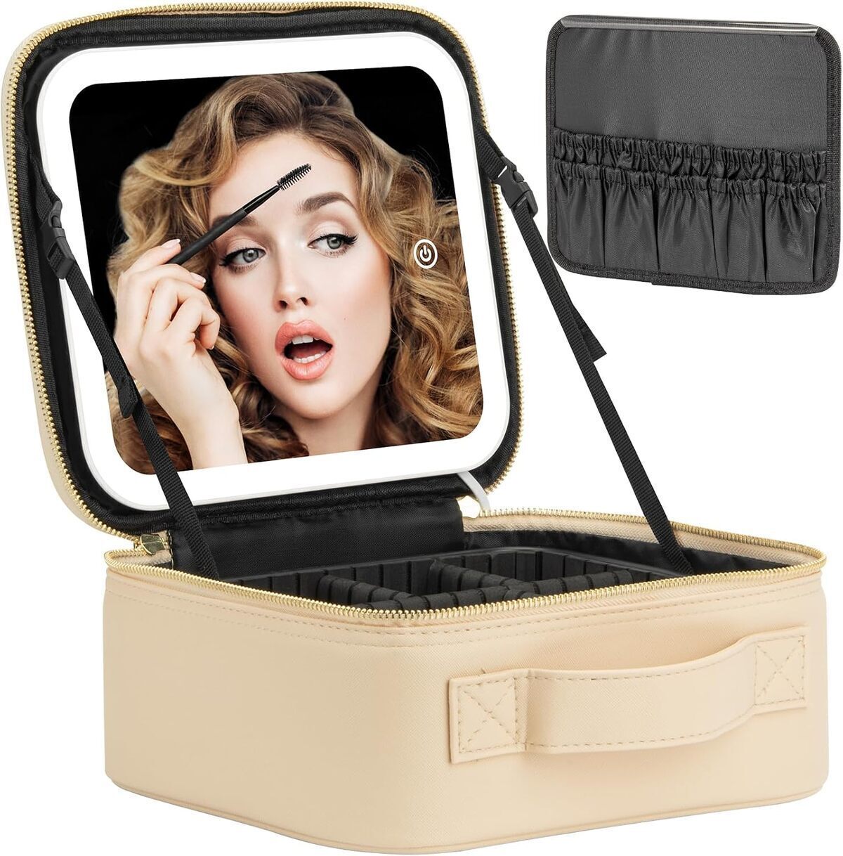 Test de la trousse Extrei Gent : élégance portable avec miroir LED ajustable