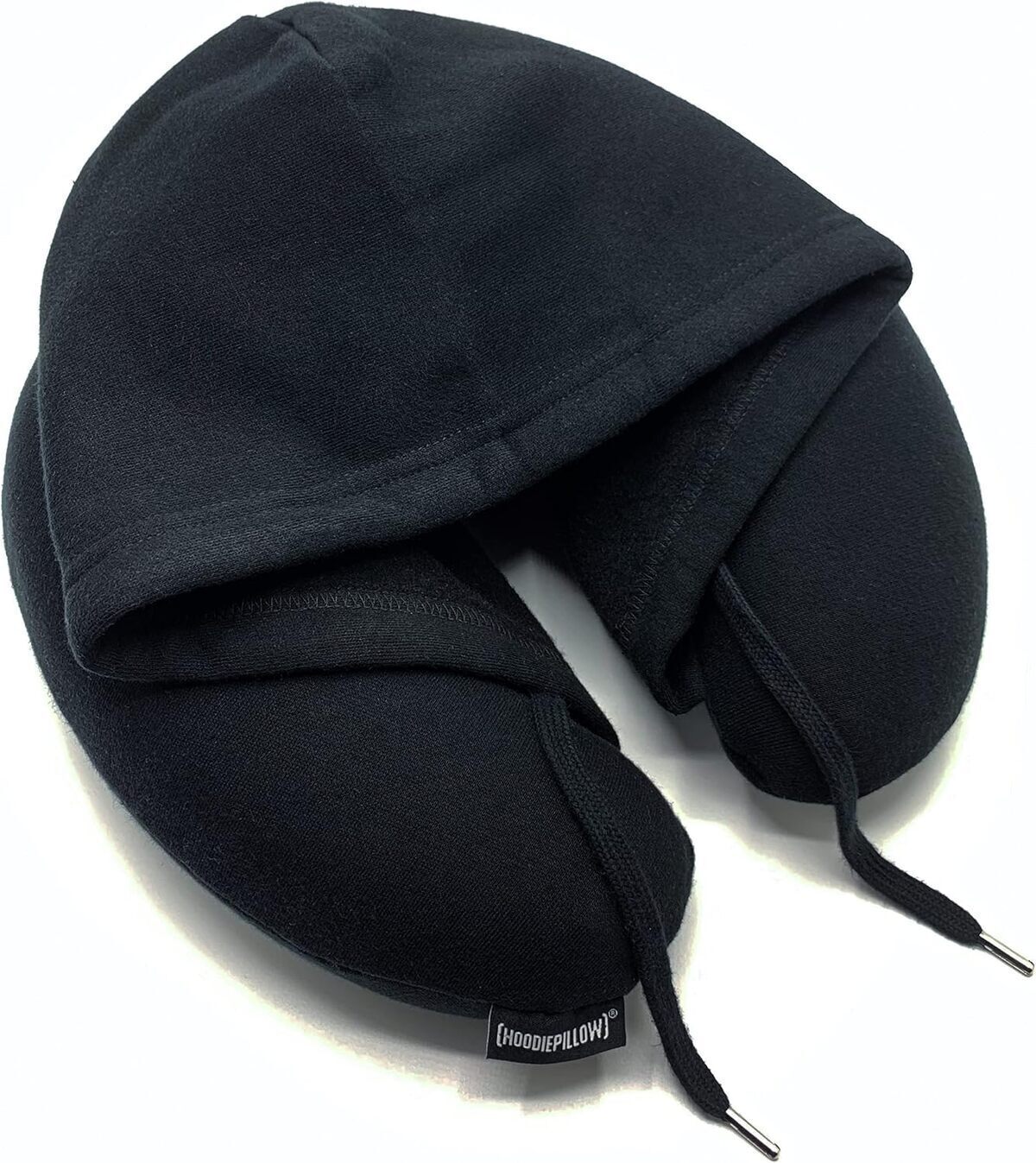 Test du hoodiePillow : oreiller de voyage à mémoire de forme noir