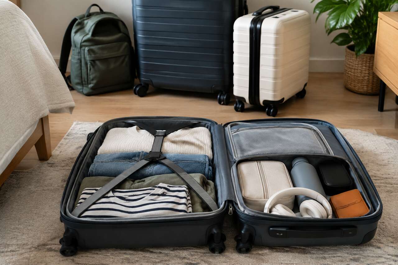 Partir des contraintes : durée, type de bagage et limite de poids Partir des contraintes : durée, type de bagage et limite de poids