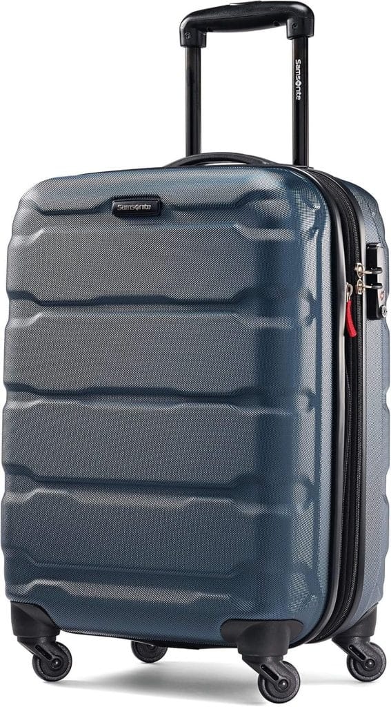 Test : valise rigide Samsonite Omni extensible bleue